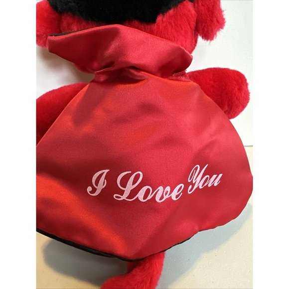 I Love You Devil by Wallace Berrie 9” Plush Stuffed Animal 1982 With Tag - Picture 6 of 13